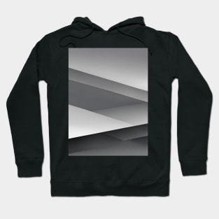 Abstract Gray Layers Hoodie